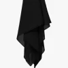 Black Chiffon Hijab