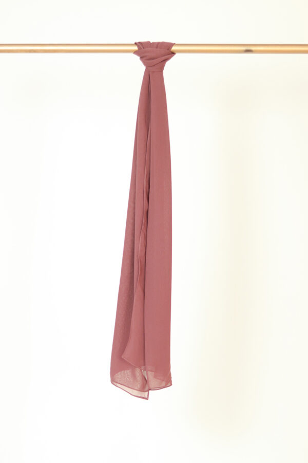 Dusty Rose Chiffon Hijab