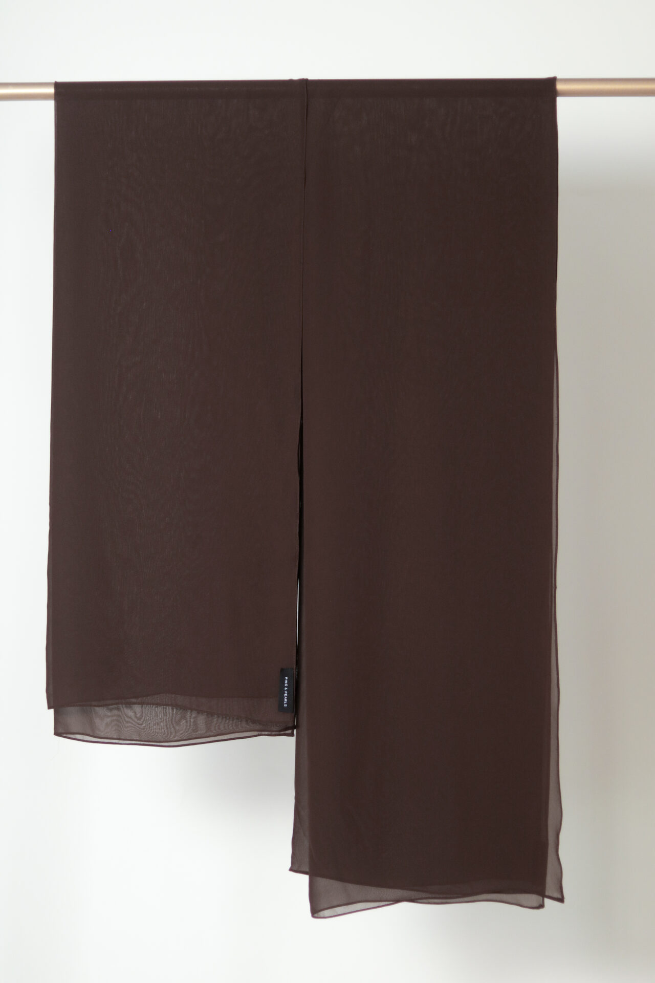 Dark Chocolate Chiffon Hijab 3 Dark Chocolate Chiffon Hijab - Image 3