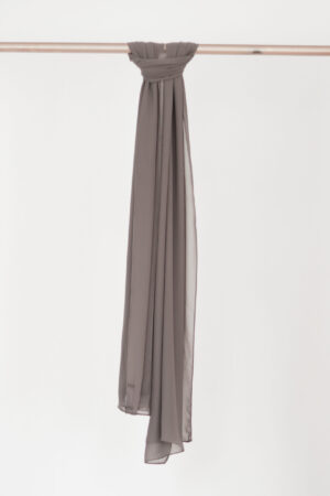 Grey Chiffon Hijab