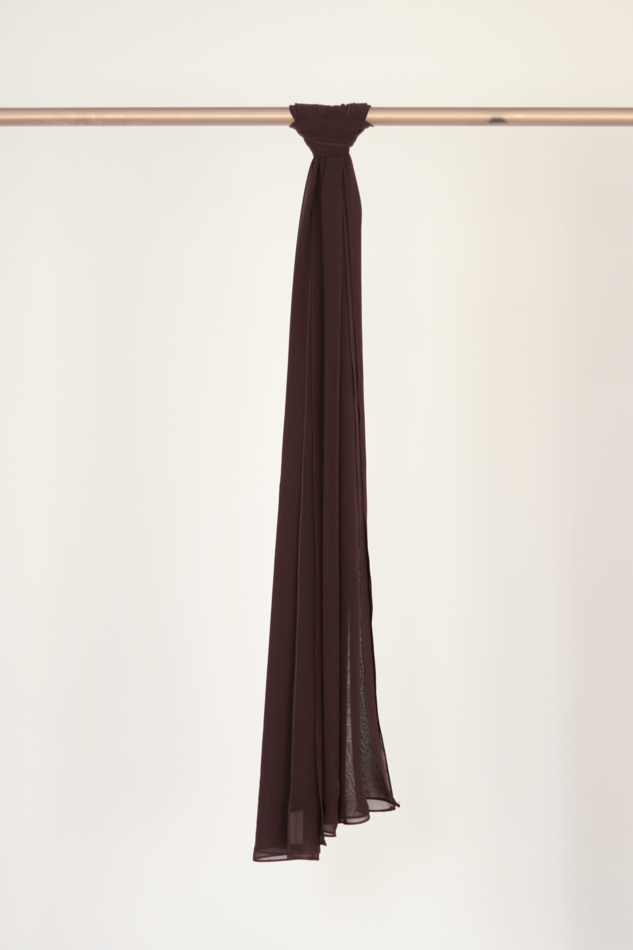 Dark Chocolate Chiffon Hijab 1 Dark Chocolate Chiffon Hijab