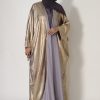 Amethyst Metallic Abaya
