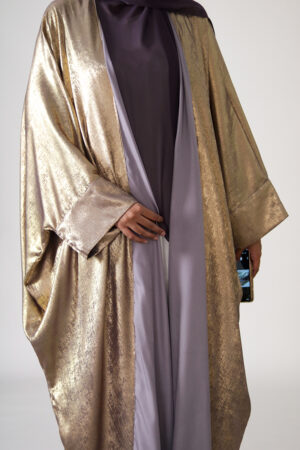 Amethyst Metallic Abaya