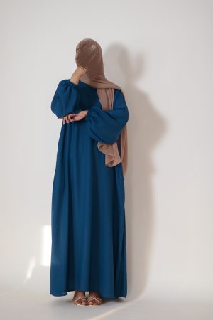 ⁠Ocean Teal Classic Everyday Abaya