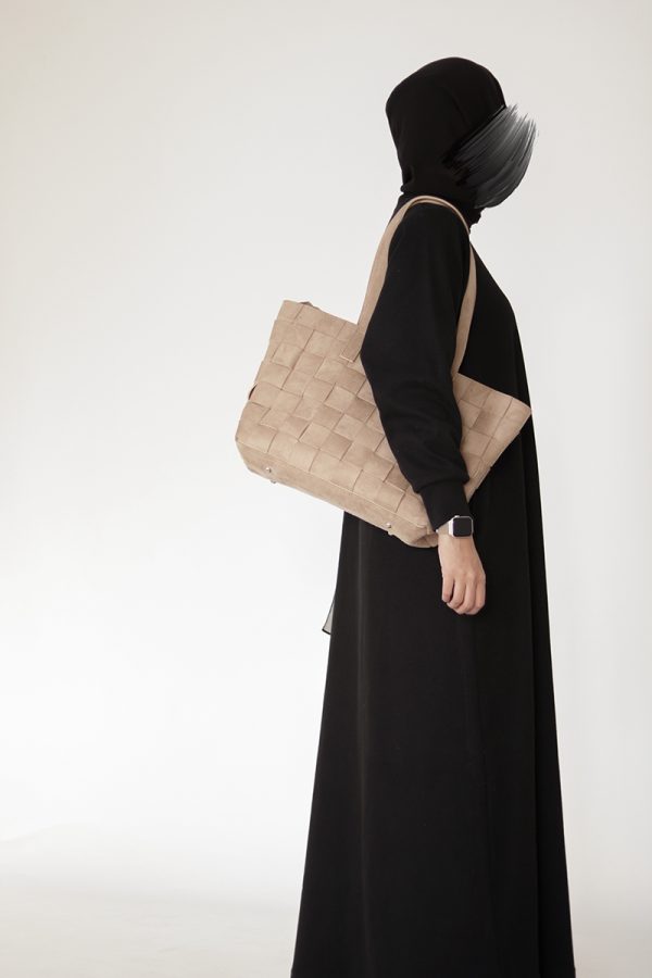 Black Knit Abaya - Image 7