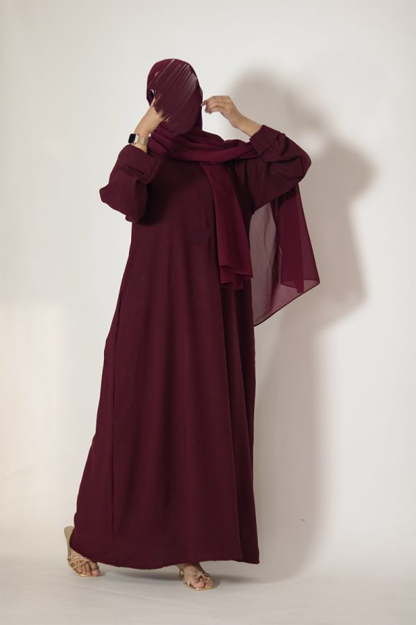 Mahogany Sleek Abaya - Image 7