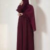 Mahogany Sleek Abaya