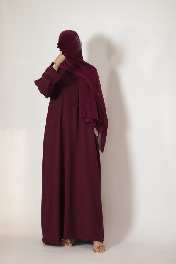 Mahogany Sleek Abaya - Image 4