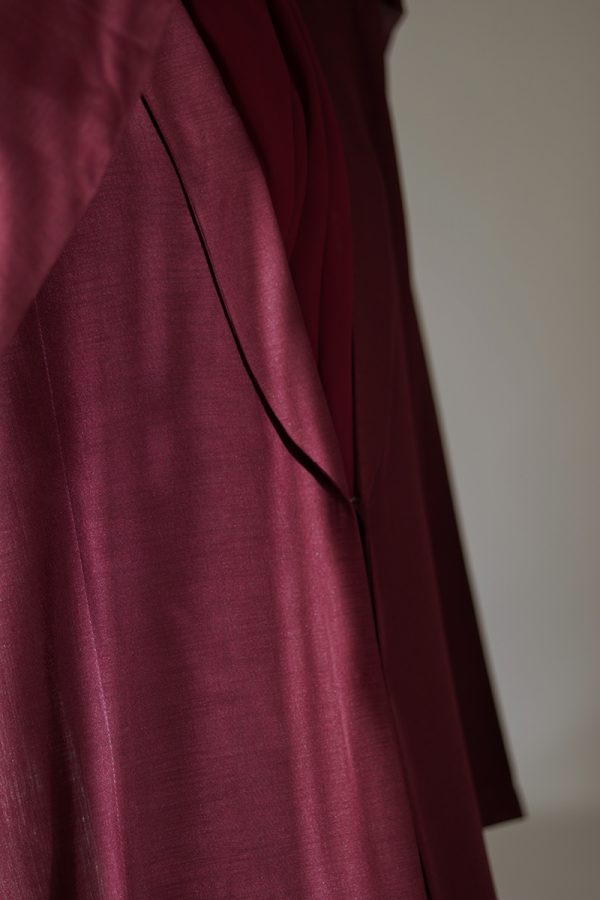 Cherry Glaze Daily Collared Kimono with Hijab - Image 14
