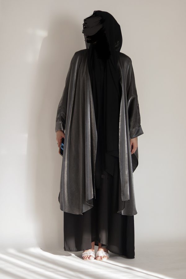 Layli Metallic Cape Shawl (Free Size) - Image 7
