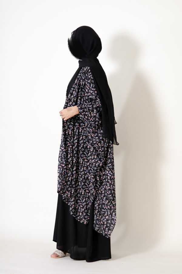 Black Bloom Floral Shrug - Image 2