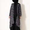 Black Bloom Floral Shrug