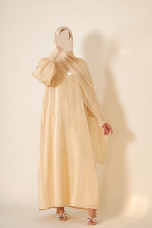 Butter Beige Dream Muse Abaya