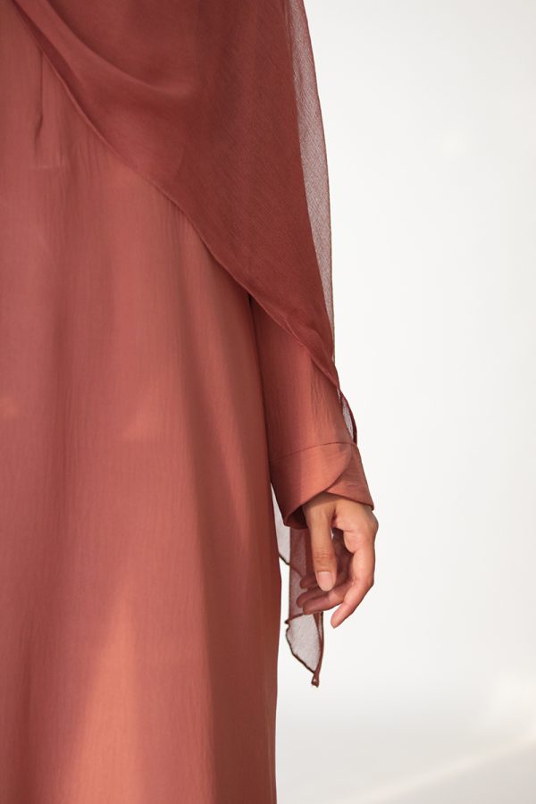 Chai Pink Tulip Everyday Abaya - Image 10