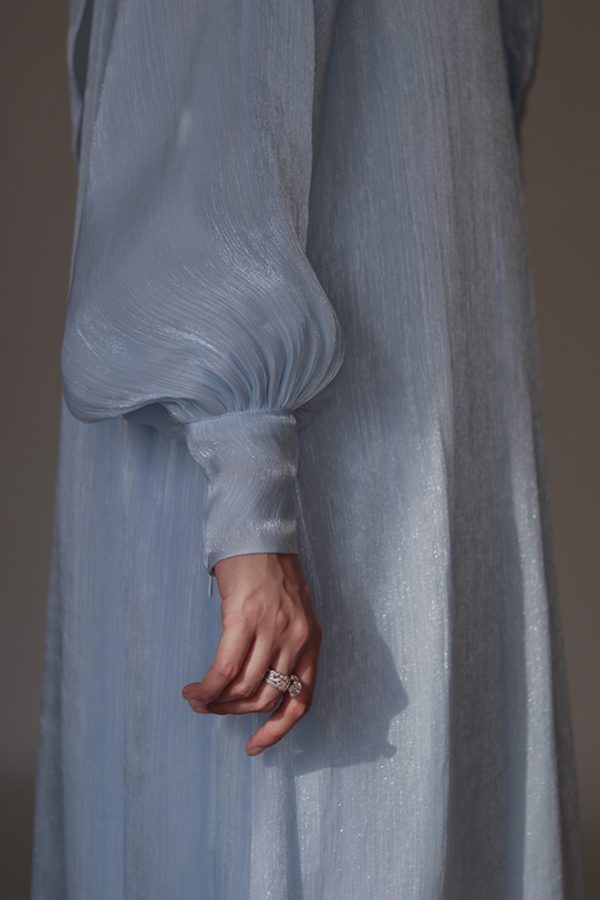 Ice Blue Dream Muse Abaya - Image 9