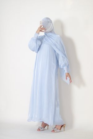 Ice Blue Dream Muse Abaya