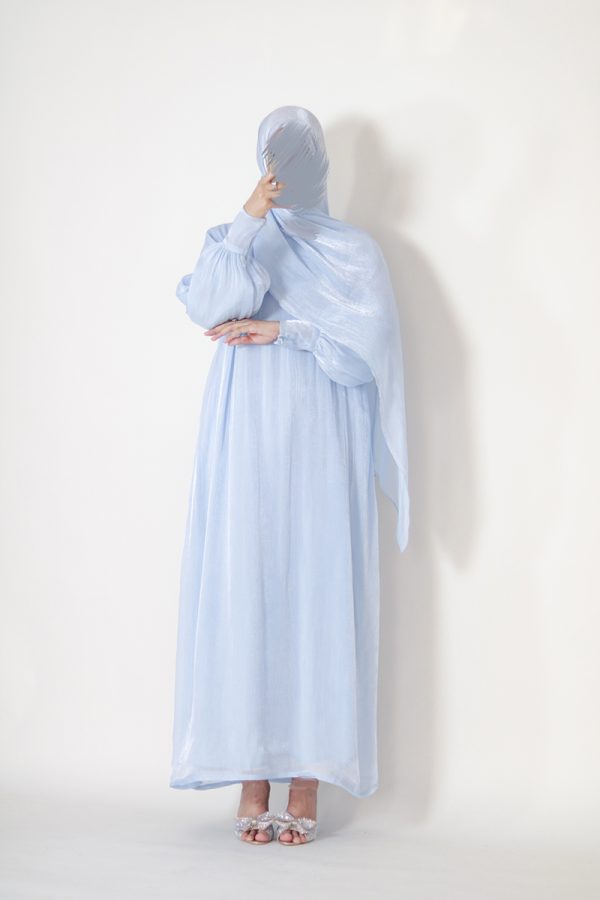 Ice Blue Dream Muse Abaya - Image 7
