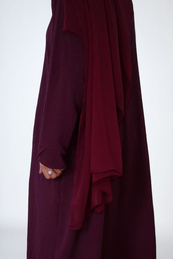 Magenta Tulip Everyday Abaya - Image 7