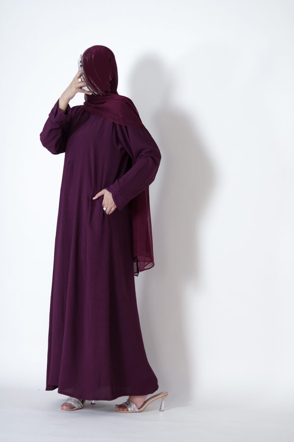 Magenta Tulip Everyday Abaya