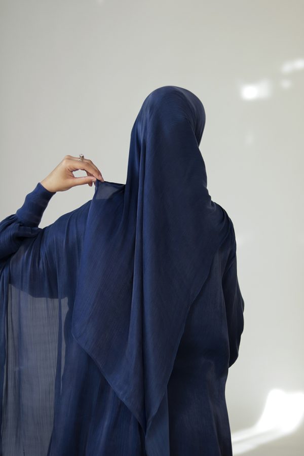 Midnight Blue Dream Muse Abaya - Image 6