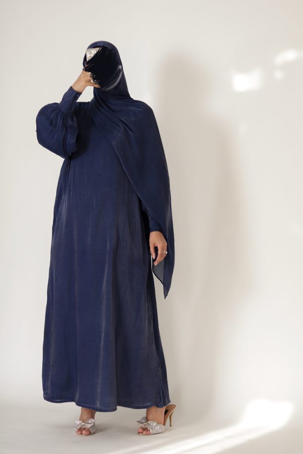 Midnight Blue Dream Muse Abaya - Image 2