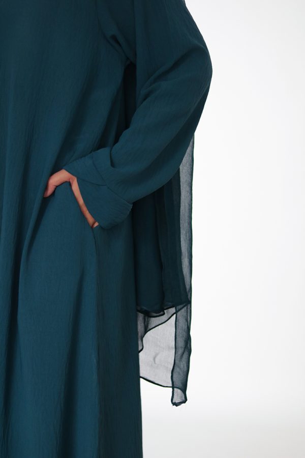 Peacock Tulip Everyday Abaya - Image 9