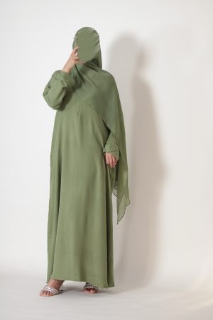 Pistachio Tulip Everyday Abaya