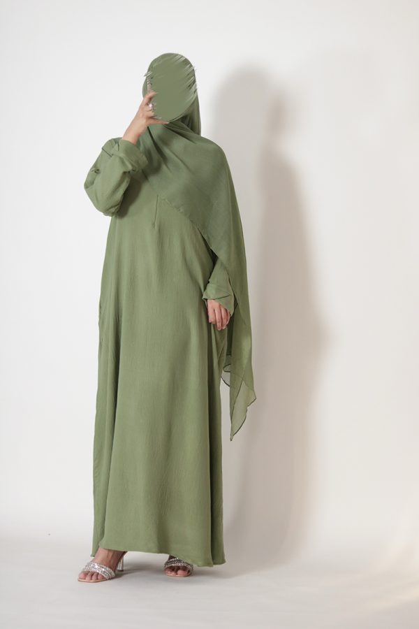 Pistachio Tulip Everyday Abaya