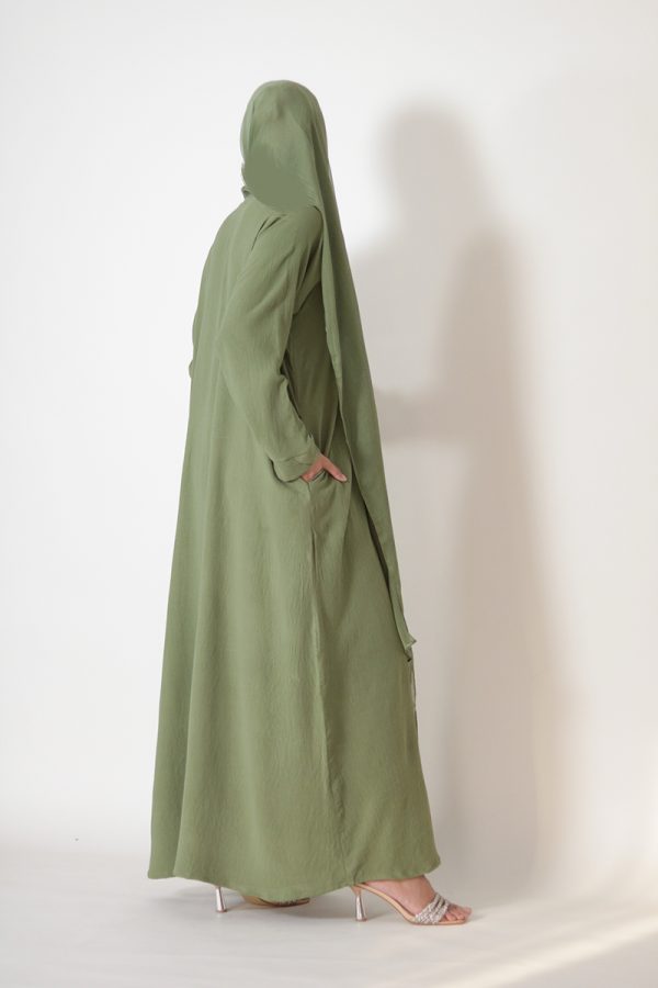 Pistachio Tulip Everyday Abaya - Image 7