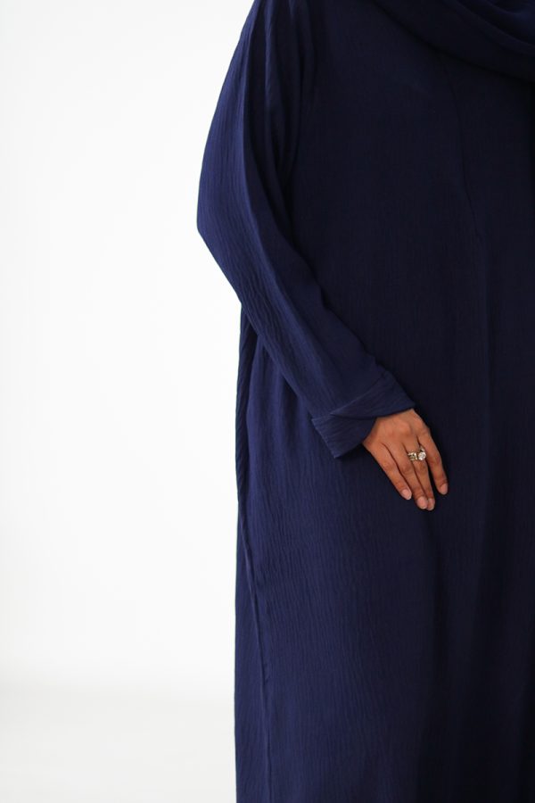 Sapphire Blue Tulip Everyday Abaya - Image 7