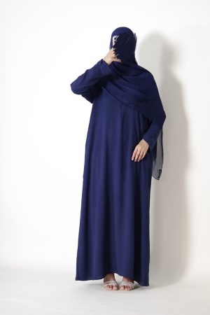 Sapphire Blue Tulip Everyday Abaya