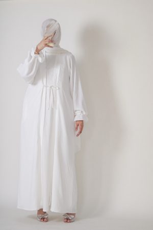Coconut Milk Petal Kimono