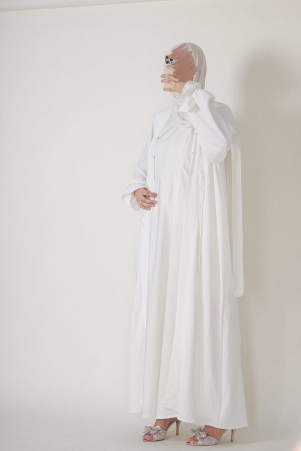 Coconut Milk Petal Kimono - Image 6