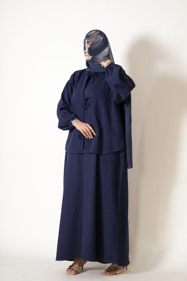 Blueberry Sorbet Textured Cotton Set - Image 3