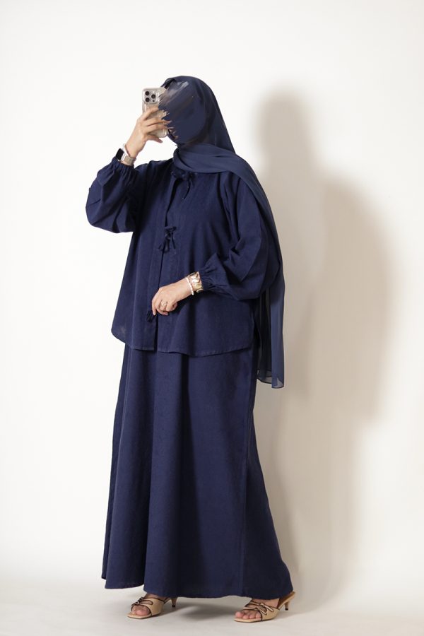 Blueberry Sorbet Textured Cotton Set - Image 5