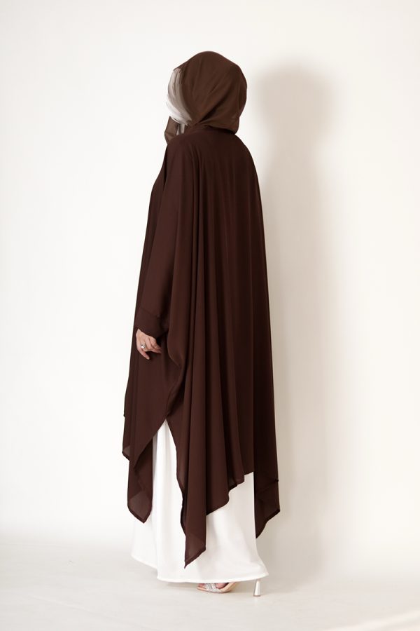 Cocoa Toffee Solid Shrug - Image 5
