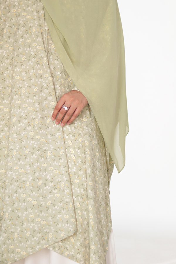 Matcha Floral Printed Shrug - Image 9