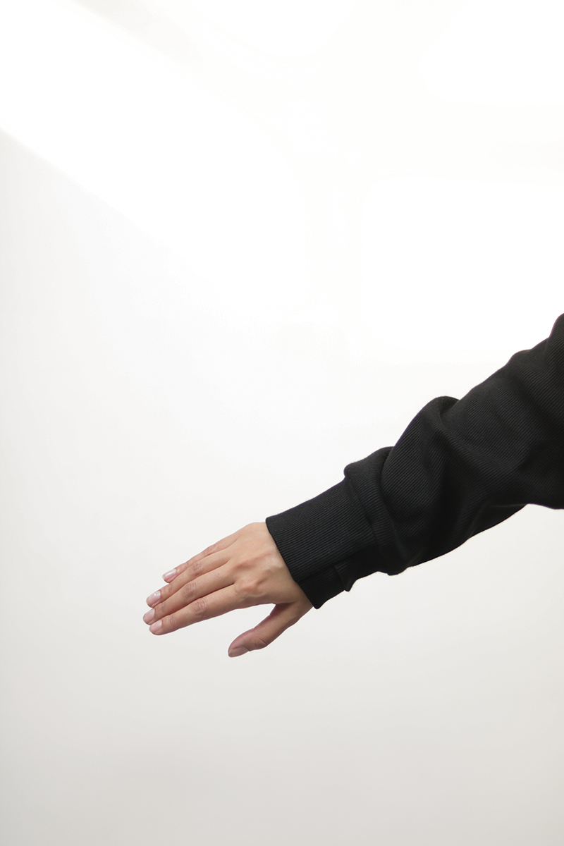 Black Knit Abaya 12 Black Knit Abaya - Image 12