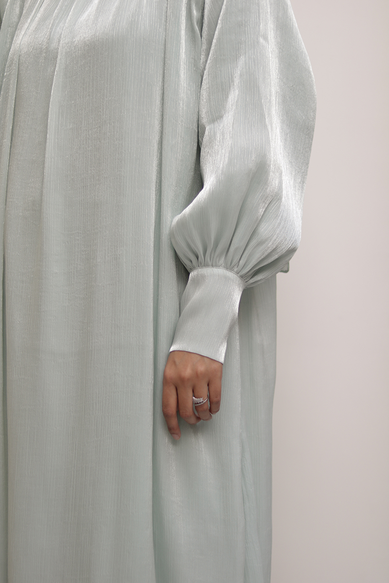 Glacé Mint Muse Abaya 3 Glacé Mint Muse Abaya - Image 3
