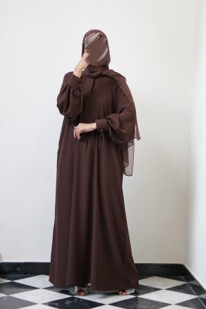 Brownie Bow Everyday Abaya