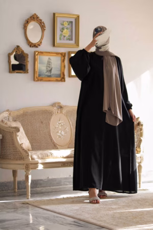Black Everyday Wear Abaya