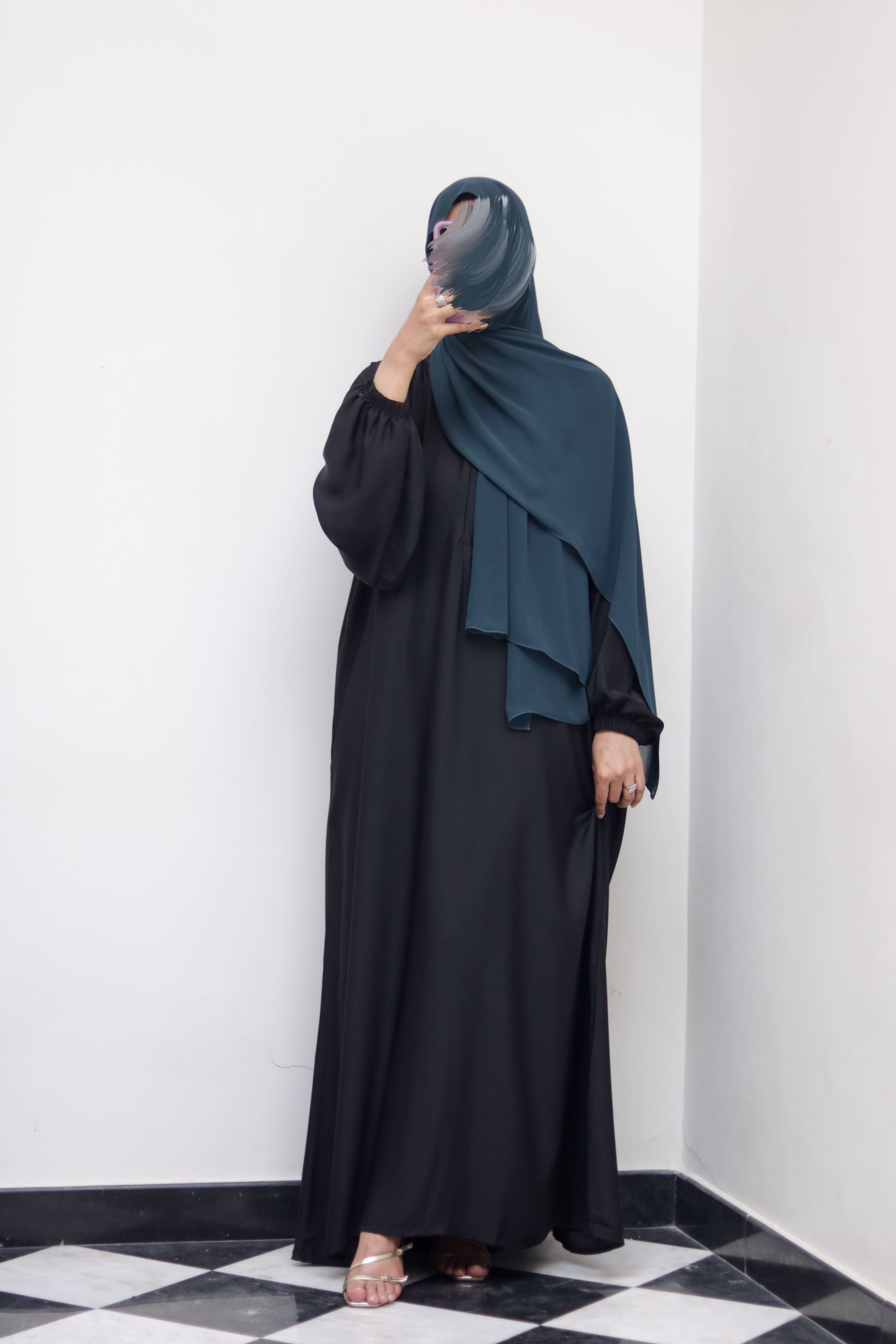 Black Everyday Wear Abaya 12 Black Everyday Wear Abaya - Image 12