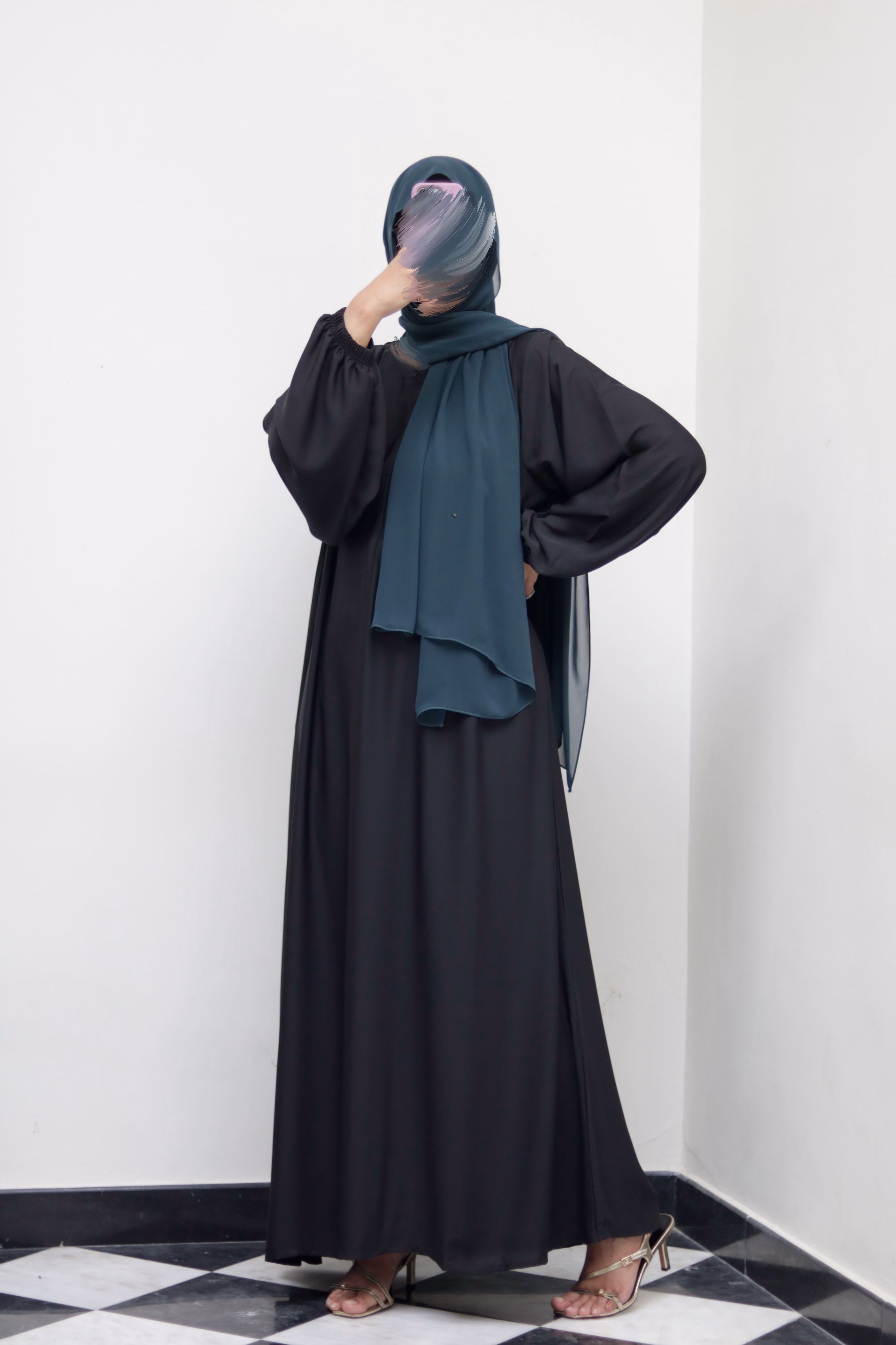 Black Everyday Wear Abaya 9 Black Everyday Wear Abaya - Image 9