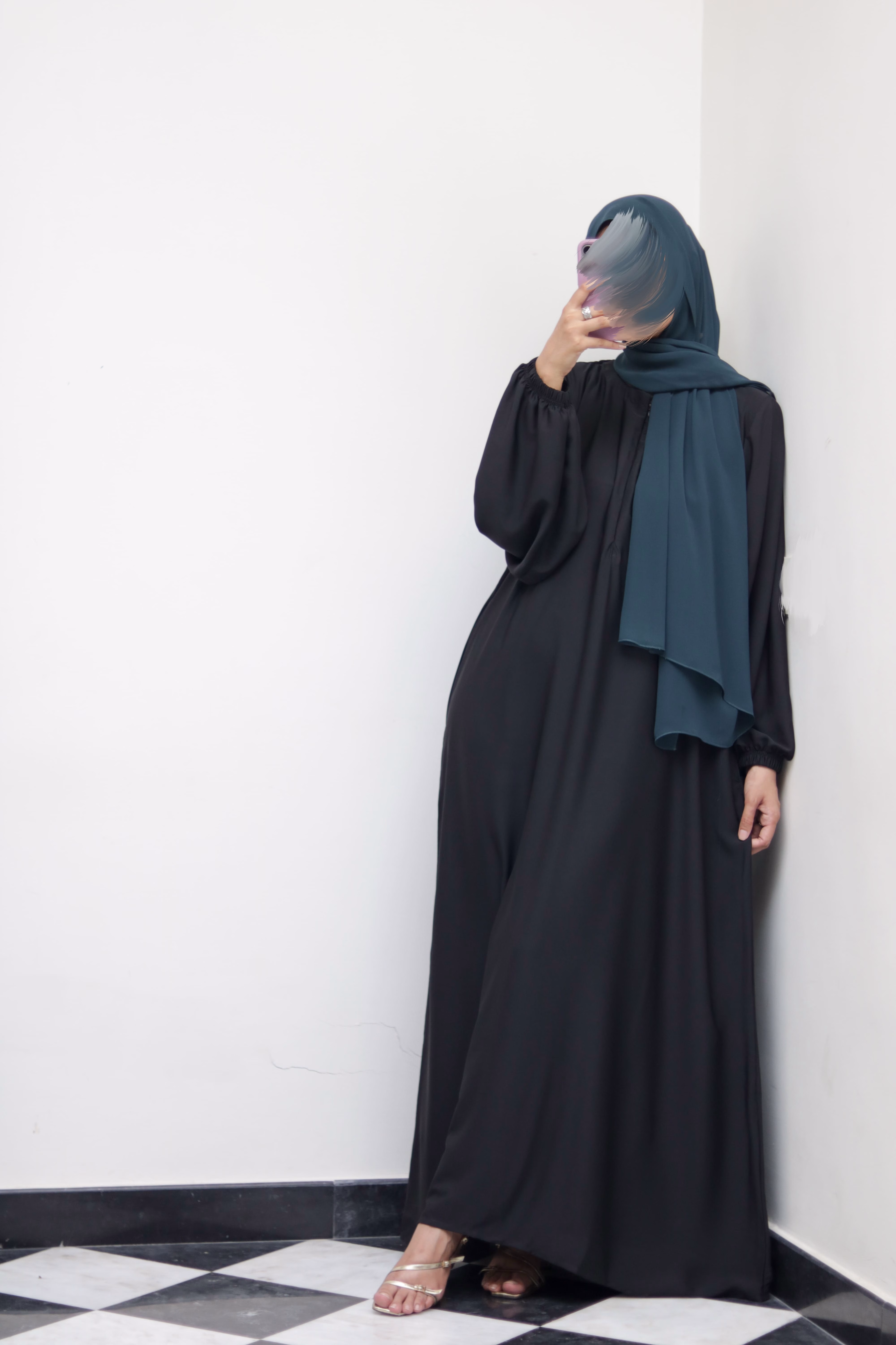 Black Everyday Wear Abaya 8 Black Everyday Wear Abaya - Image 8