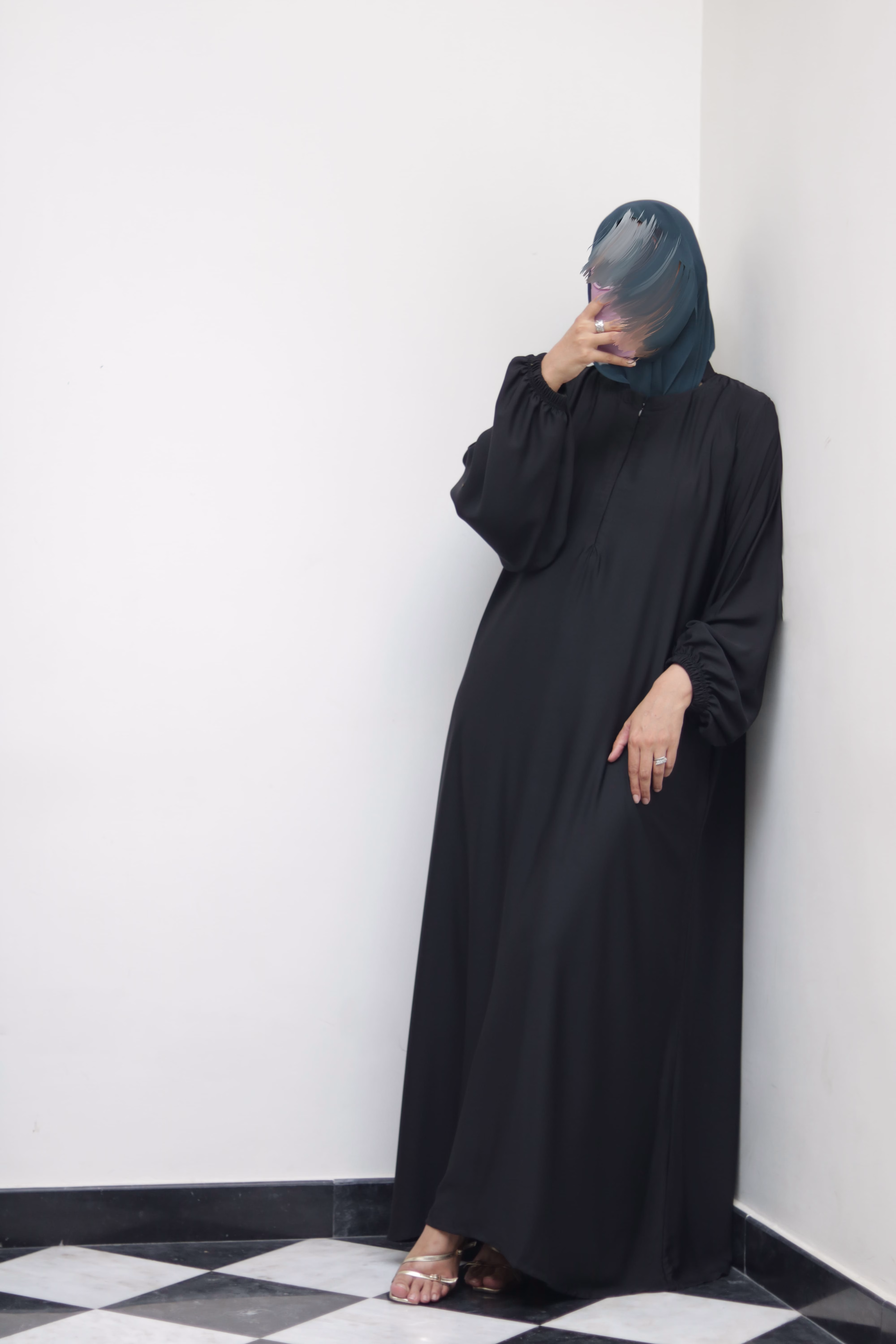 Black Everyday Wear Abaya 7 Black Everyday Wear Abaya - Image 7