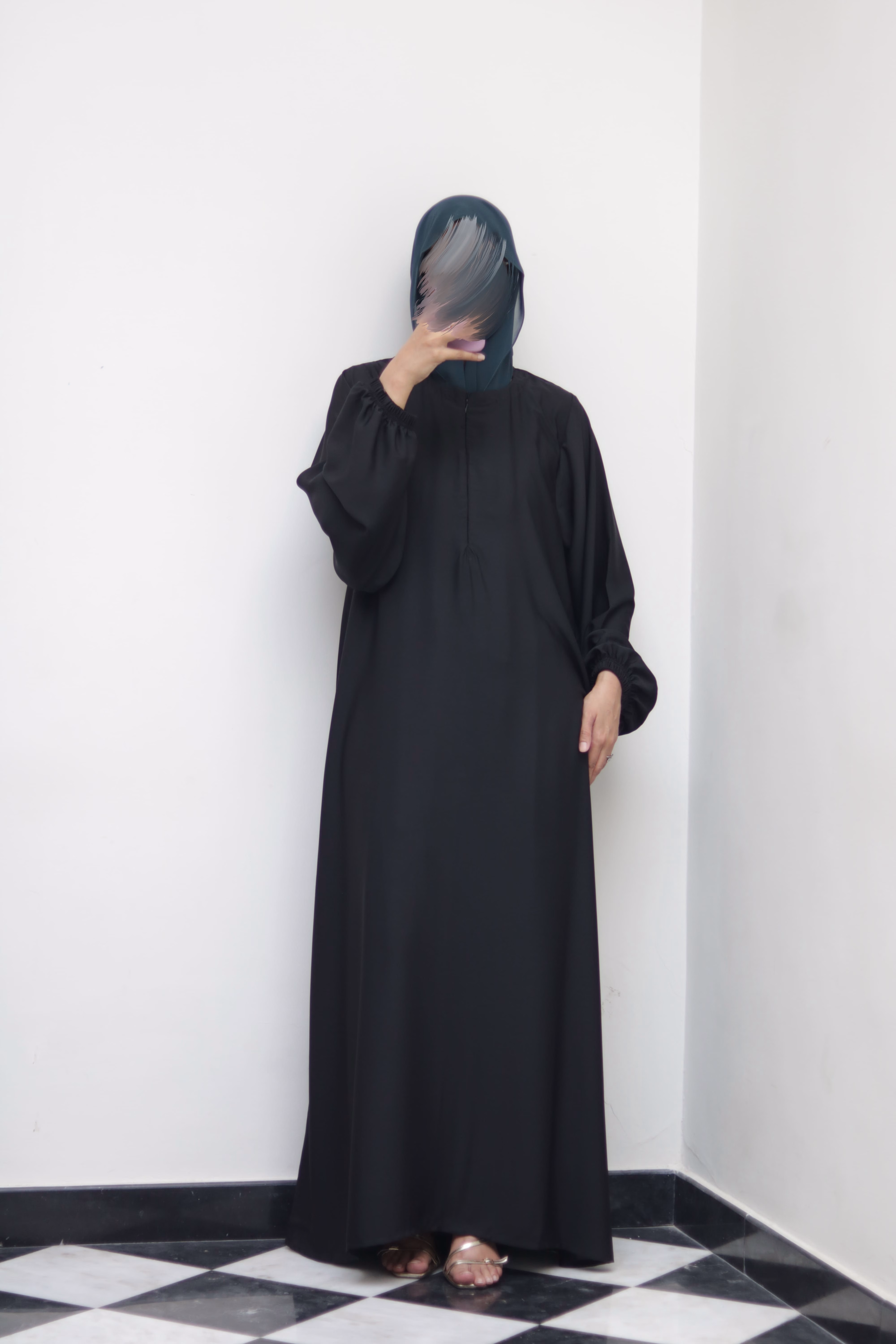 Black Everyday Wear Abaya 6 Black Everyday Wear Abaya - Image 6